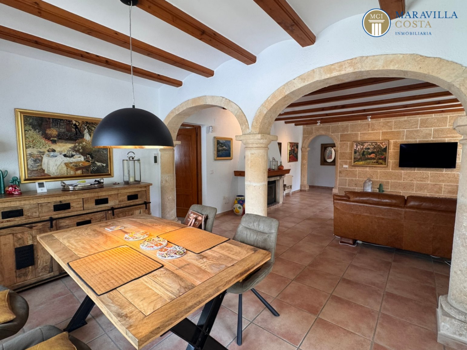 Charmante maison ensoleillée avec jardin méditerranéen, piscine et magnifique naya à vendre à Jávea (Alicante)