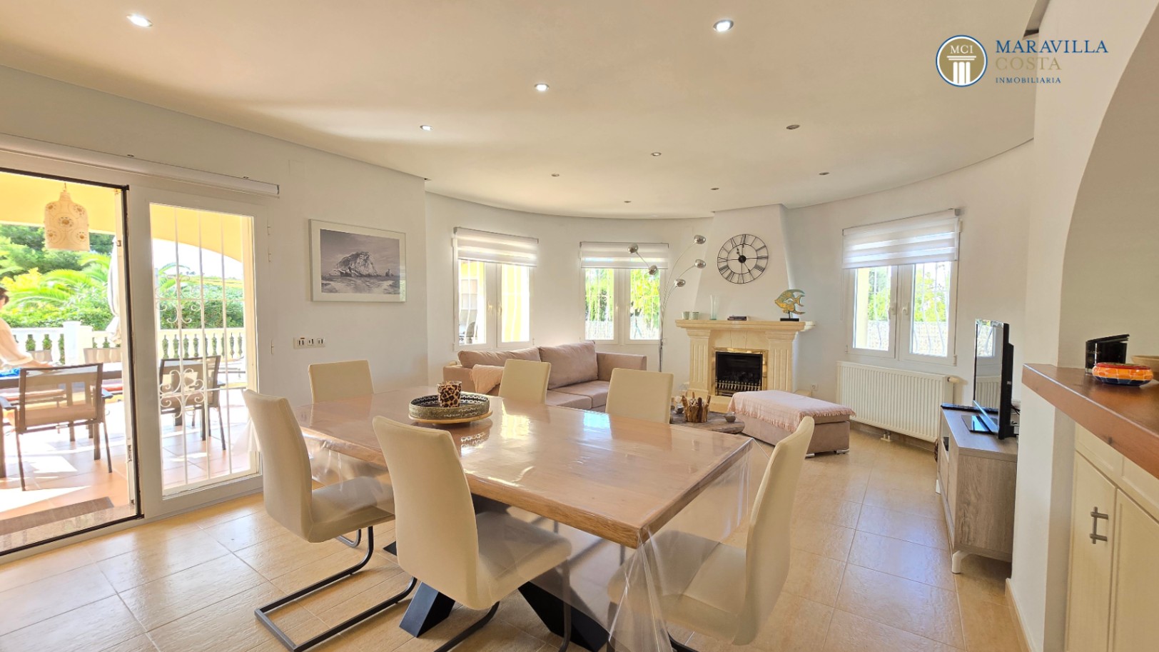 Maison méditerranéenne très bien entretenue de plain-pied à vendre à Jávea.