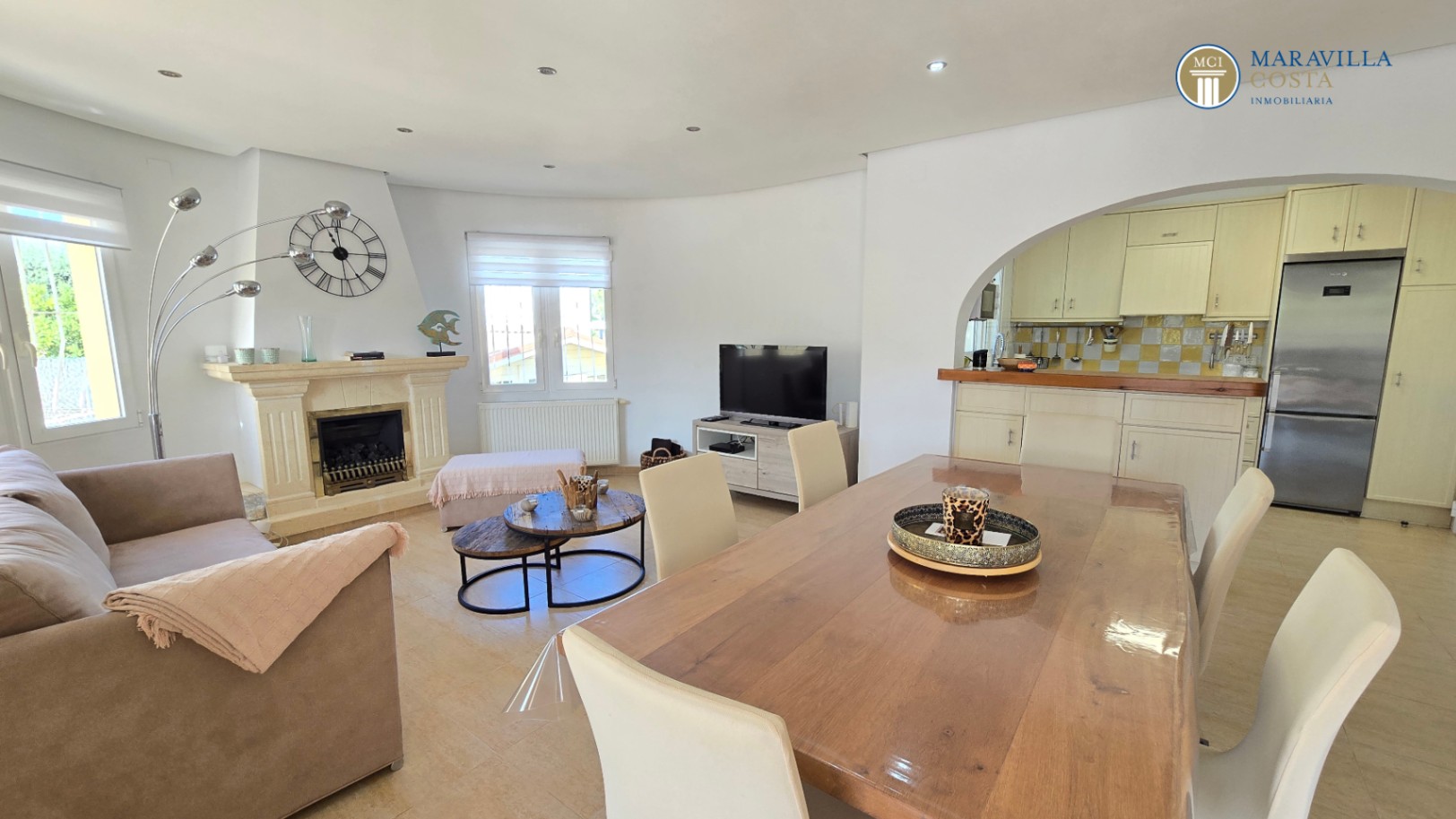 Maison méditerranéenne très bien entretenue de plain-pied à vendre à Jávea.