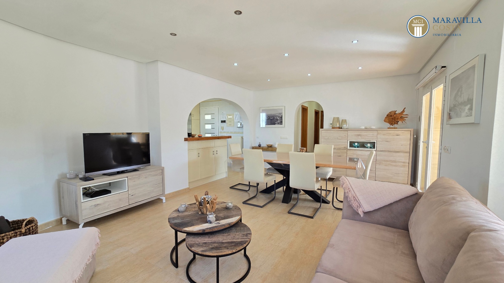 Maison méditerranéenne très bien entretenue de plain-pied à vendre à Jávea.