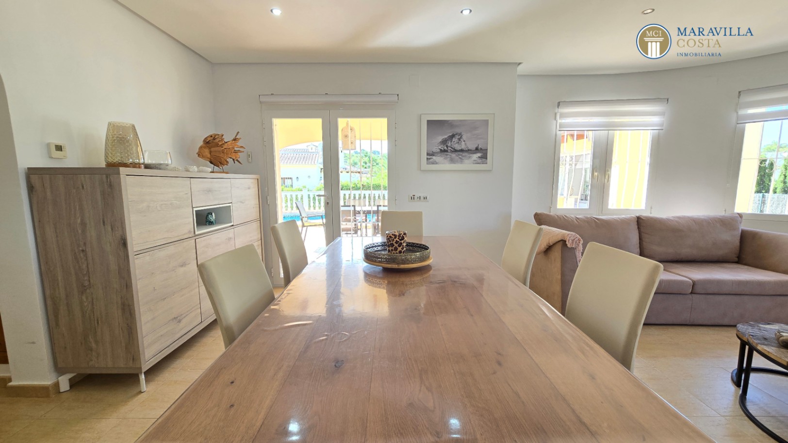Maison méditerranéenne très bien entretenue de plain-pied à vendre à Jávea.