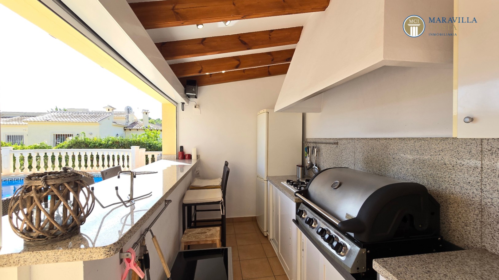 Maison méditerranéenne très bien entretenue de plain-pied à vendre à Jávea.