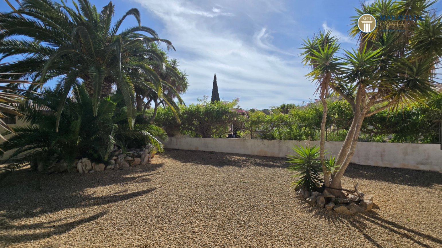 Maison méditerranéenne très bien entretenue de plain-pied à vendre à Jávea.