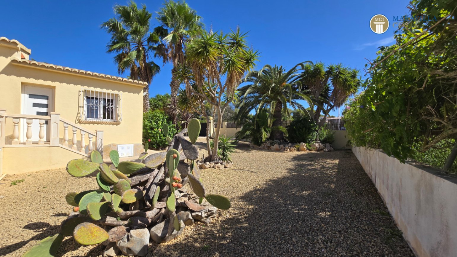Maison méditerranéenne très bien entretenue de plain-pied à vendre à Jávea.